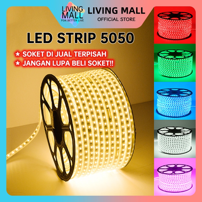 meteran lampu led strip 5050 smd per meter led strip 5050 smd