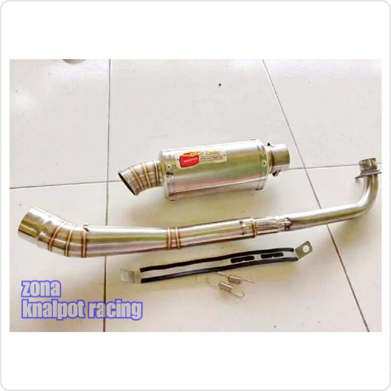 Knalpot cld monster supra x125-revo-blade-karisma-grand-c70 knalpot cld racing netral bebek