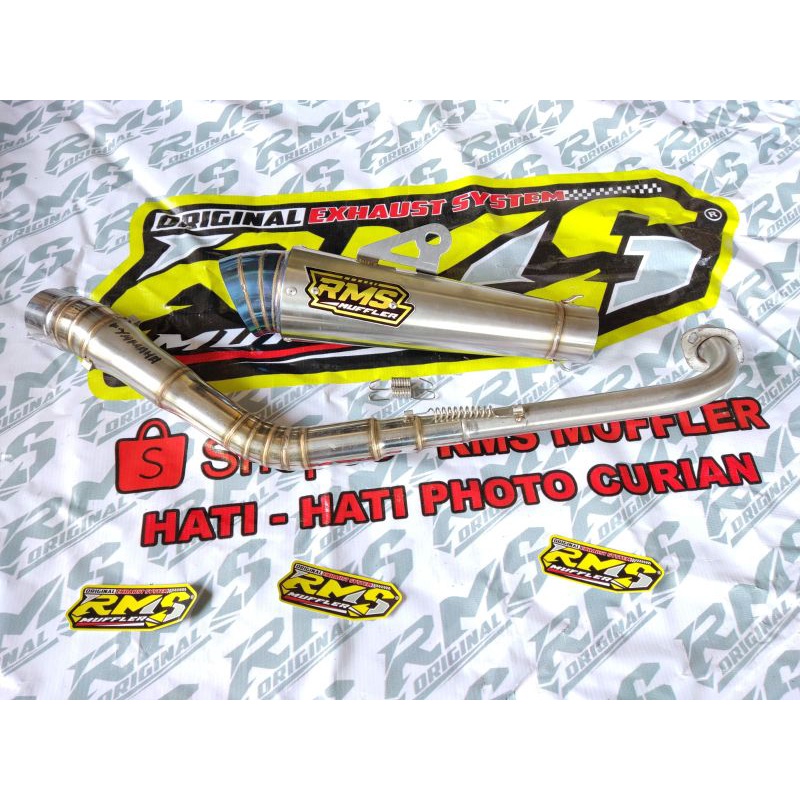 Knalpot RMS Muffler Original Supra Grand Jupiter z vega r revo dll keong jumbo Original