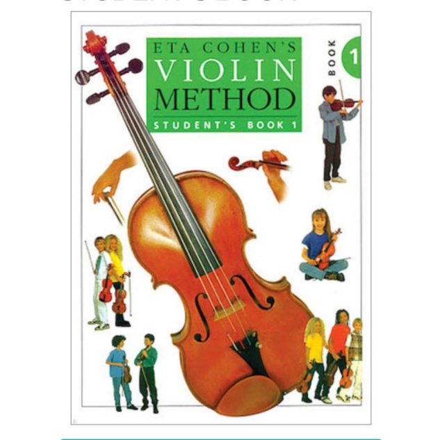 Buku biola Eta Cohen's Violin Method student book tersedia level 1 2 dan 3 Buku biola