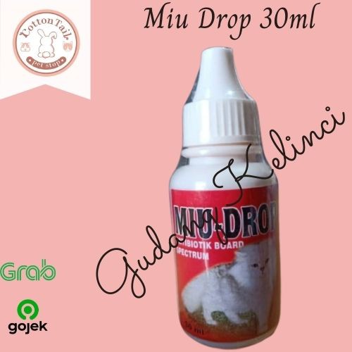 MIU DROP ANTIBIOTIK/BAKTERI/OBAT PENCERNAAN&amp;PERNAFASAN KUCING ANJING