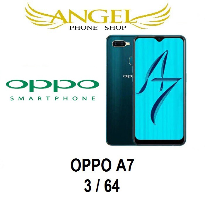 Oppo A7 3/64 RAM 3GB INTERNAL 64GB GARANSI RESMI OPPO