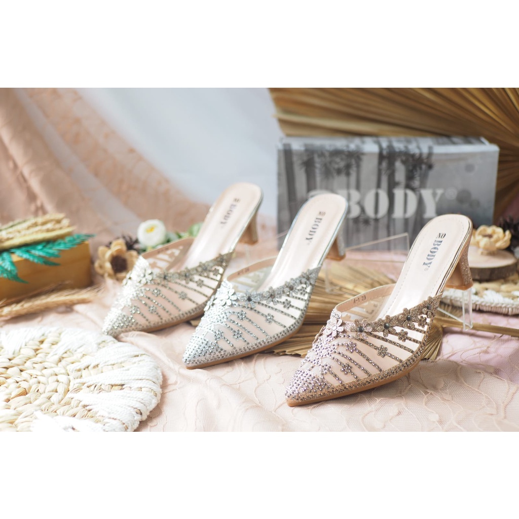 SANDAL HEELS PESTA WANITA NOBODY A-1B TERBARU SANDAL PESTA IMPOR WANITA KEKINIAN HEELS WANITA BISA C