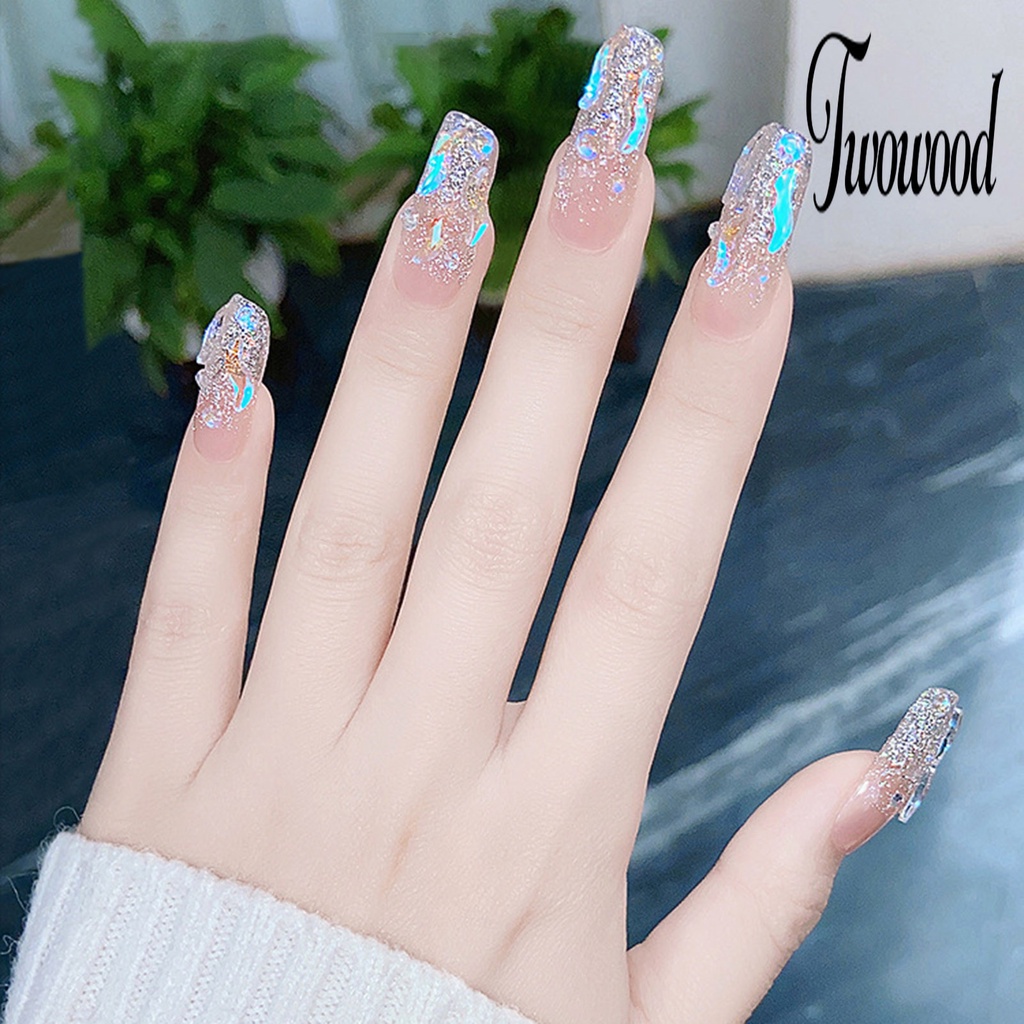 Dekorasi Kuku Bentuk Irregular Bahan Resin Anti Air Untuk Nail Art