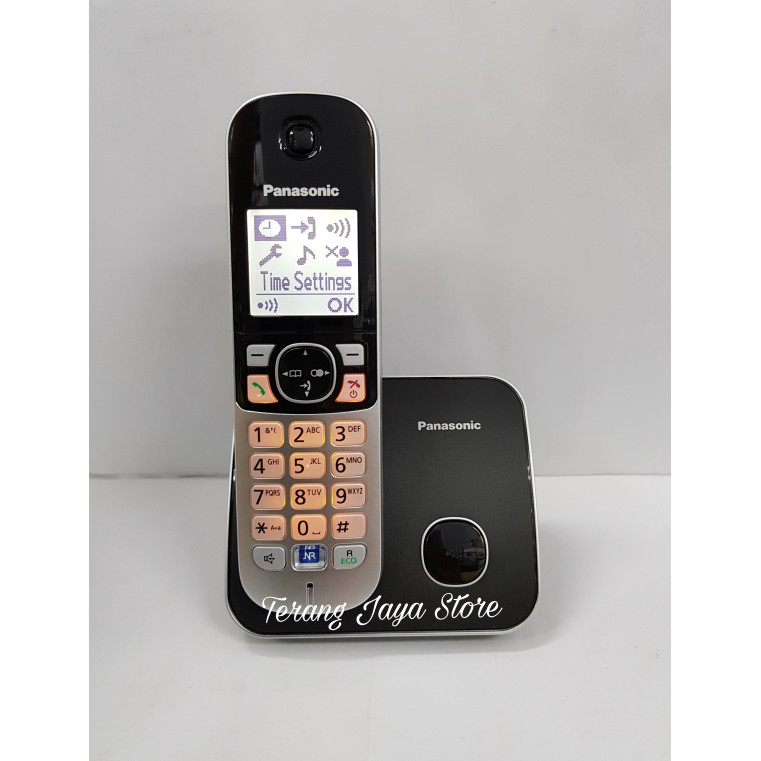 

Telepon Wireless Panasonic KX-TG6811 Wireless Phone TG 6811 (Hitam)