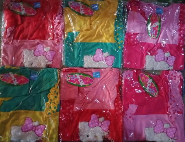 Kaos anak perempuan lengan panjang 1-8 tahun  Hello kitty