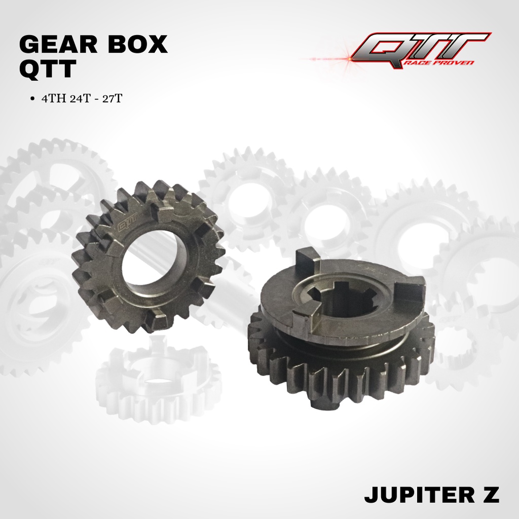 Gear Rasio box QTT Jupiter z 4TH 24T - 27T