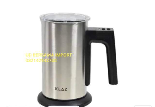 klaz milk frother pembuat busa foam susu stainless stell 300ml