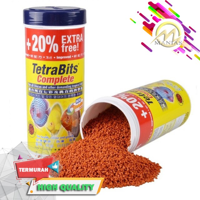 

PAKAN IKAN / PELET IKAN TETRA BITS 300gr COCOK UNTUK MAKANAN IKAN DISCUS