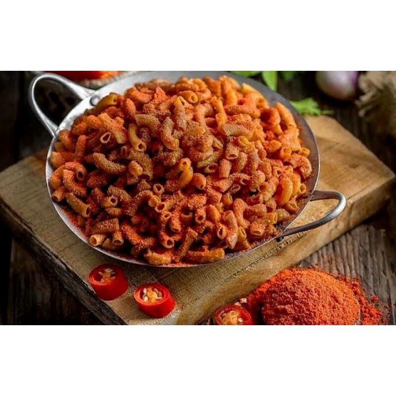 

Makaroni bantet pedas dan ori