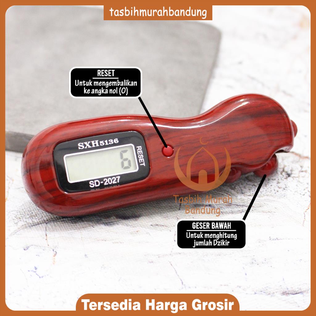 Tasbih Digital Model Baru dengan Tali kalung