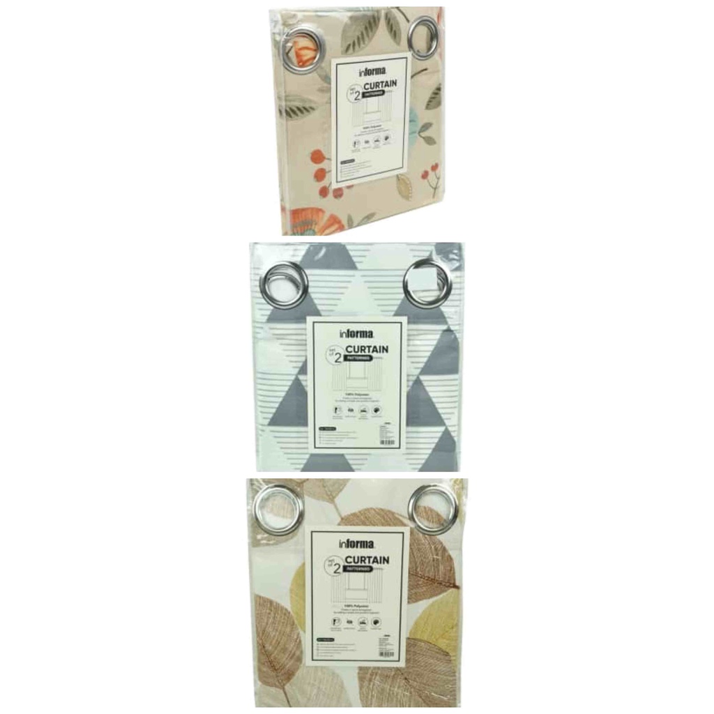 INFORMA Gorden Serbaguna 140x250 Cm Set 2 Pcs