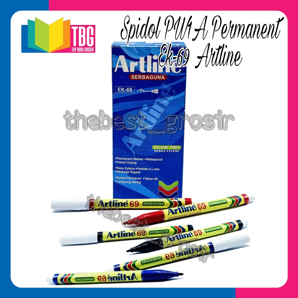 

SPIDOL PW1A PERMANENT EK-69 ARTLINE / SPIDOL MARKER/ SPIDOL ARTLINE