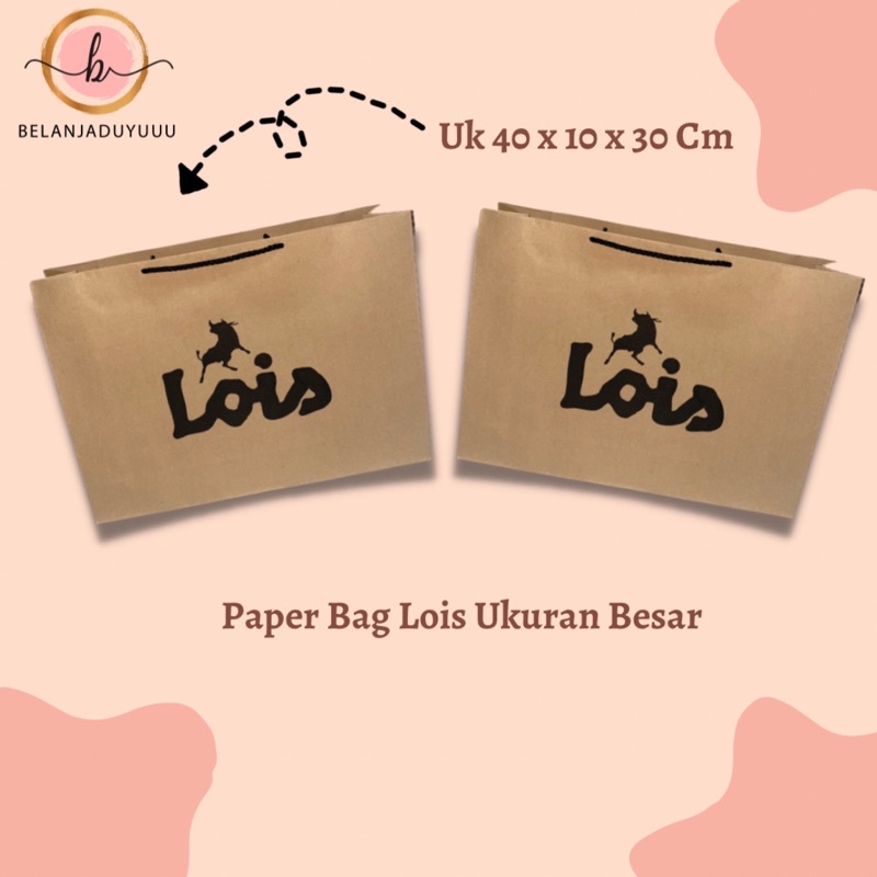 Paper Bag Lois Pembungkus Kado Ukuran Besar