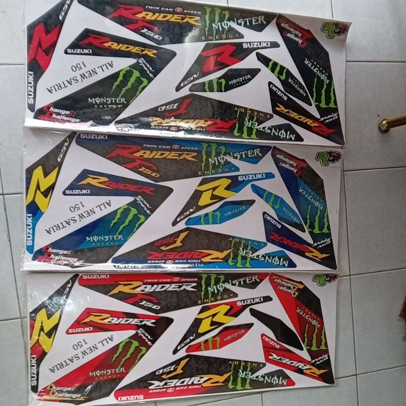 striping satria fu injeksi motif raider r