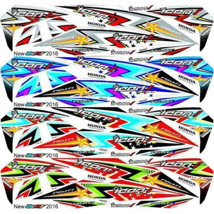 TERBARU STRIPING BEAT STREET HONDA STIKER MOTOR STICKER