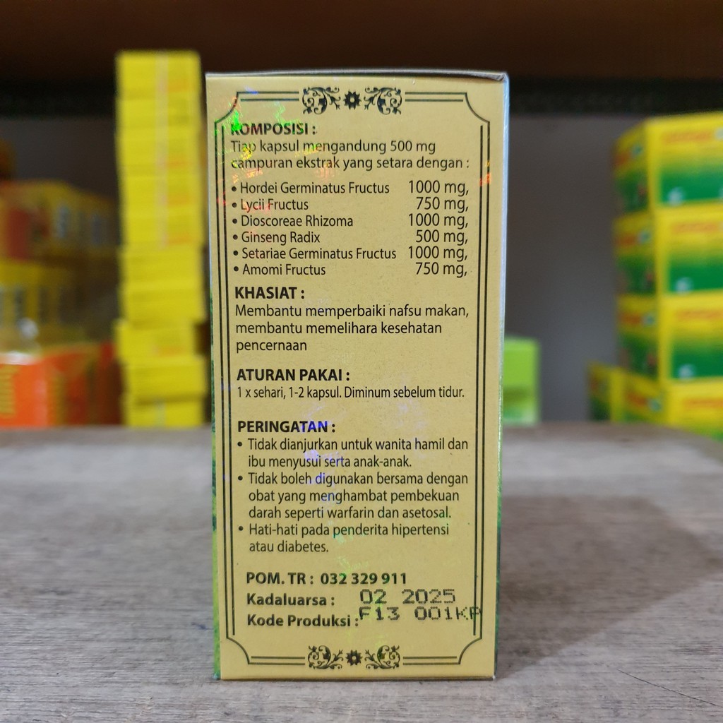 Kapsuma Ginseng Kianpi Pil Isi 60 Kapsul Resmi BPOM