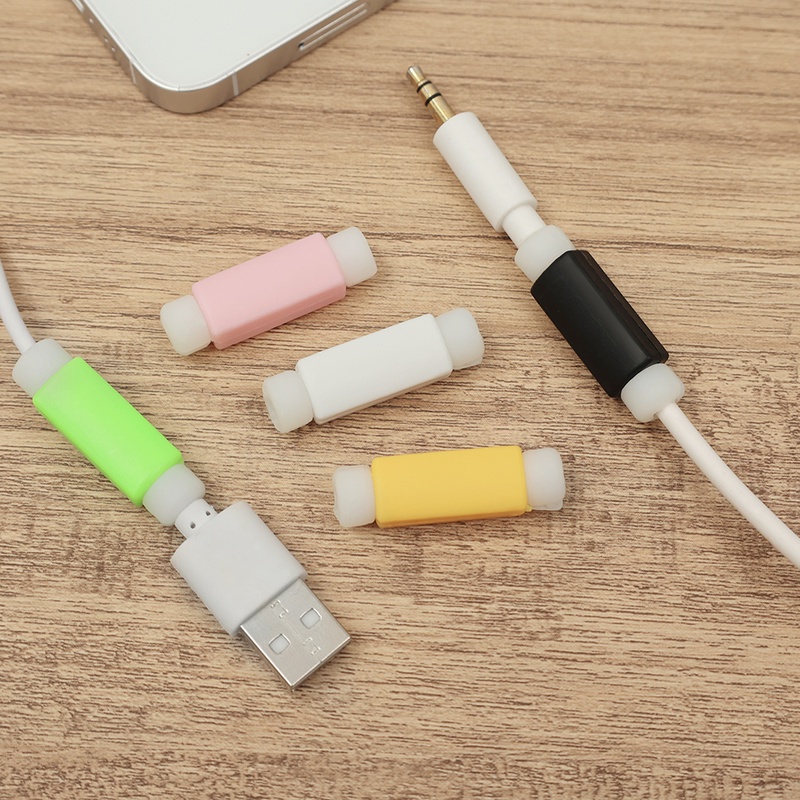 1Pc Long Silicone Cable Bite Saver Protector USB Charger Data Line Protective Case