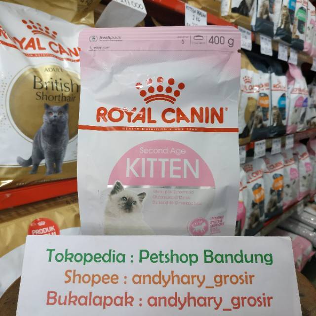 Royal Canin Kitten 400 Gr Fresh Pack Dry Cat Food Rc Makanan Anak