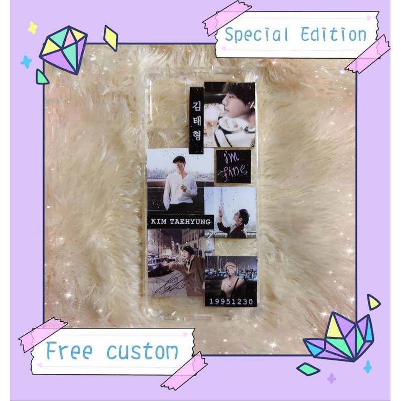 PREMIUM Casing HP Aesthetic K-Pop Case Taehyung | Phone Case Resin Art