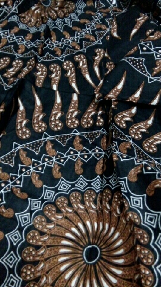 Gamis Batik Jumbo Original Kembang Rumput