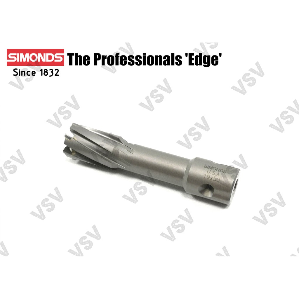 SIMONDS Annular Cutter 19mm Mata Bor Jet Broach Holesaw Bor Magnet