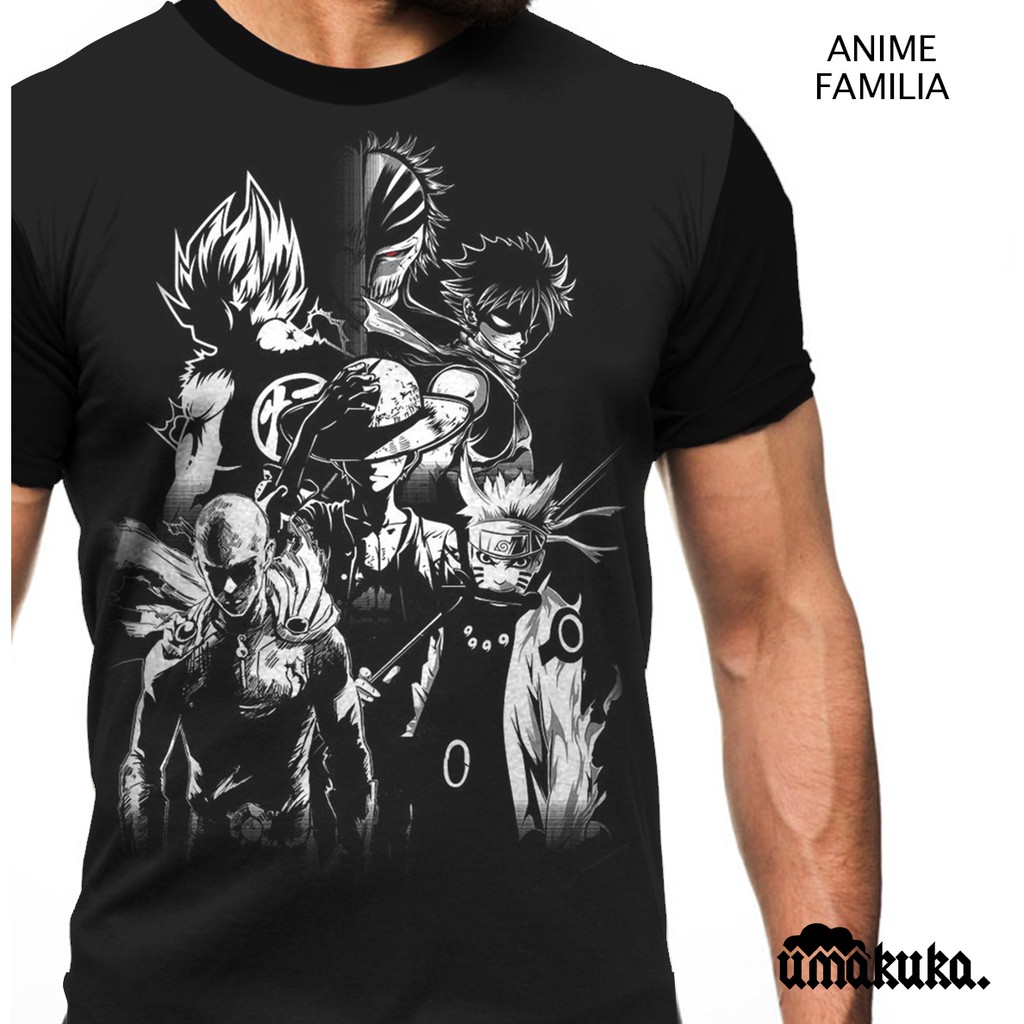 KAOS FULLPRINT ANIME KEREN TERLARIS / KAOS GAMBAR ANIME / KAOS FULLPRINT