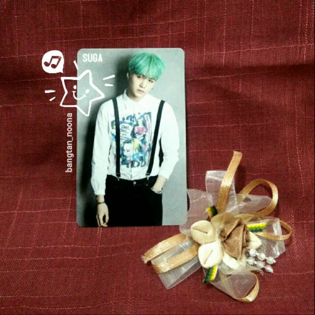 BTS (Bangtan Boys) SUGA RUN JAPAN PC / PHOTOCARD MIN YOONGI