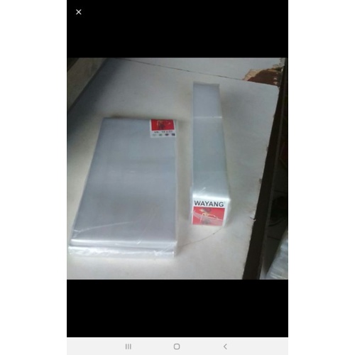 Plastik PP roll Wayang ukuran 4 sampai 15