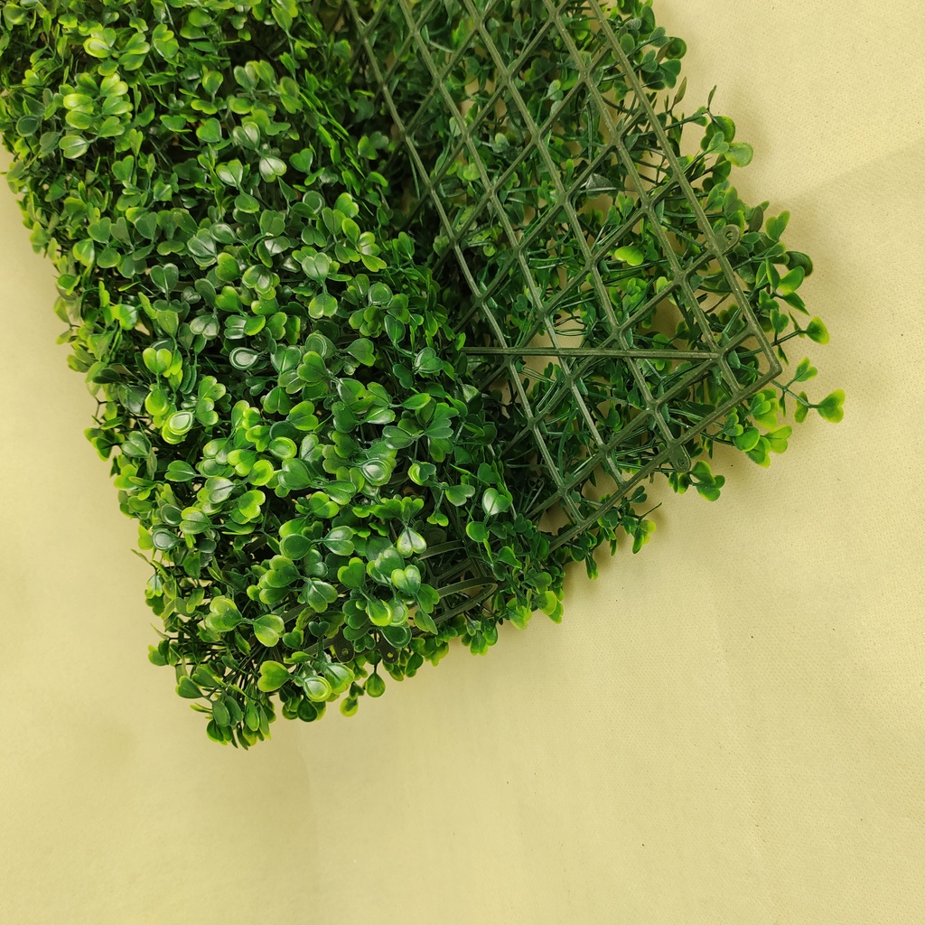 Vertical Garden / Rumput Dinding Ukuran 60cm x40 cm /Daun Dollar Plastik Sintetis Vertical Garden / hiasan  Cafe Alami/ pernikahan /import /artificial / hiasan