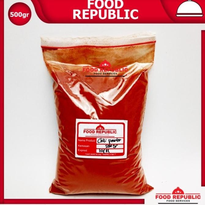 

Promo Awal tahun Cabe Bubuk / Chilli Powder 500 GR Murni Halal MUI Import Berkualitas Promo Awal tahun