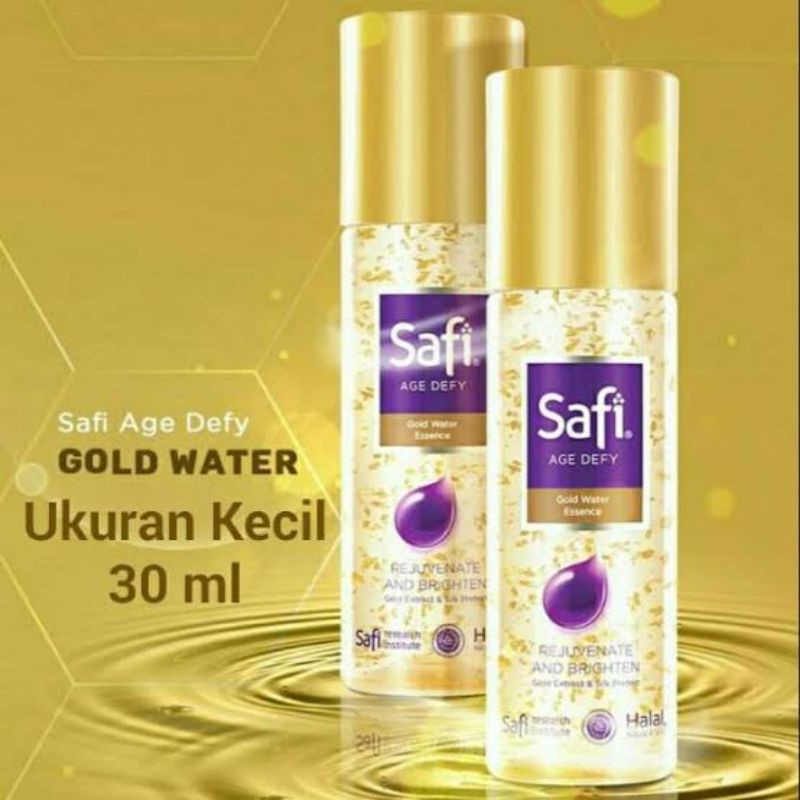SkinCare Safi Age Defy Gold Water (Emas) Botol 30ml