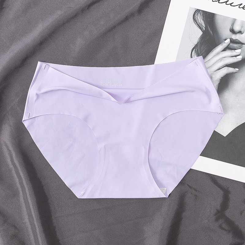 [COD] Celana Dalam Seamless Wanita Premium Quality Seamless Halus Tanpa Jahitan CD Underwear yoroyal-Light purple