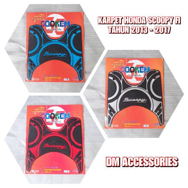 KARPET SCOOPY FI TAHUN 2013 - 2019