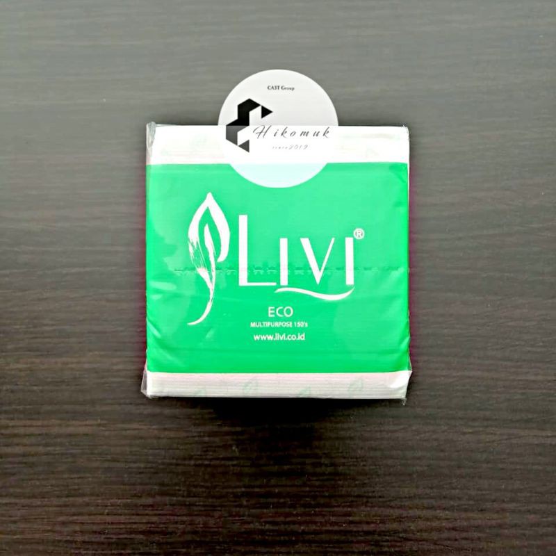 Tissue LIVI Eco Multipurpose 150 Murah / Tissue Meja/ Tissue makan