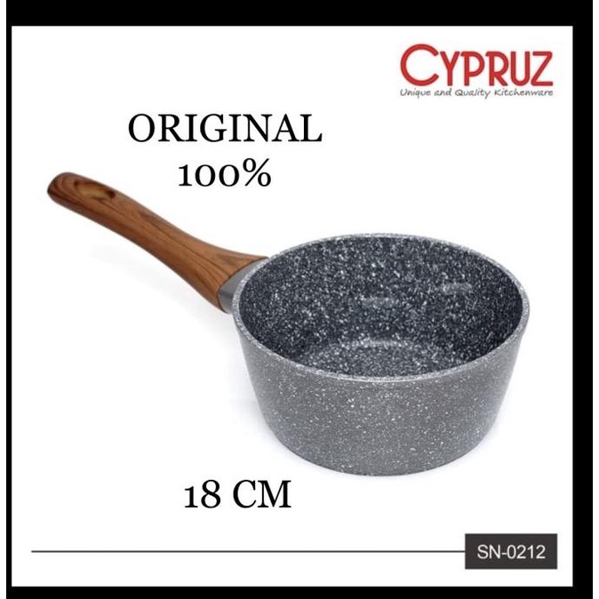 Cypruz Sauce Pan Marble Series Sn-0212/Panci Marble Series Sn0212
