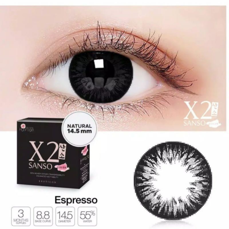 Softlens X2 SANSO ESPRESSO MINUS -0.50 S.D -10.00