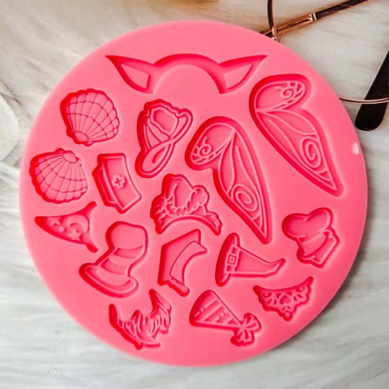 Glitter Hanging Pendants Epoxy Resin Mold Jewelry Silicone Mould DIY Crafts Decorations