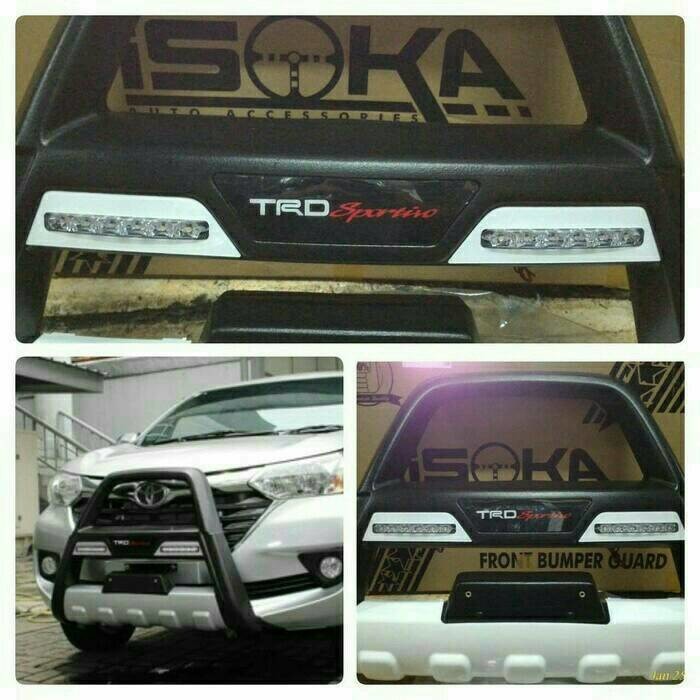 Cars Bumper Tanduk Depan Calya Sigra Model Trd Lampu