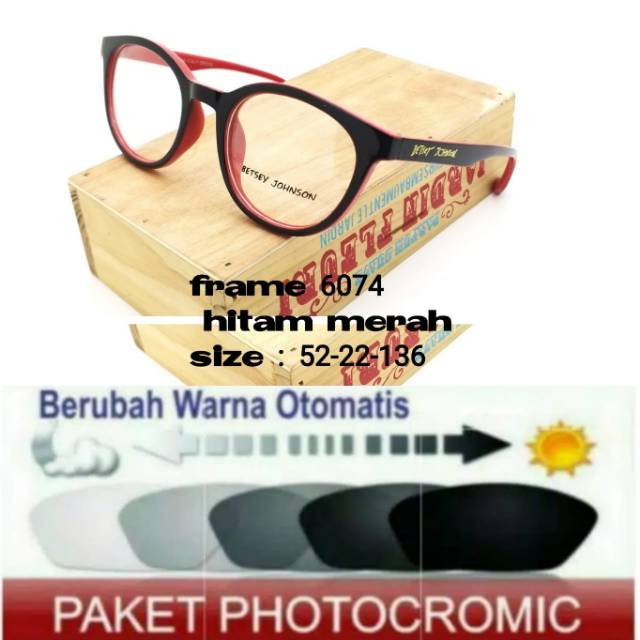 Frame Kacamata Anti UV Kaca mata Anti Radiasi + PHOTOCROMIC / PHOTO GREY Minus Plus dan Baca