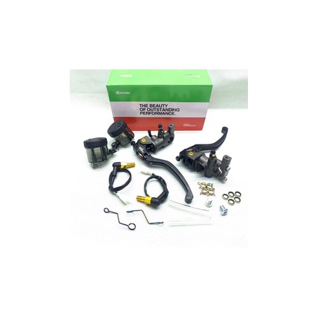 MASTER REM SET BREMBO NMAX 155 PCX AEROX DUA TABUNG BULAT PLUS SWITCH REM PNP