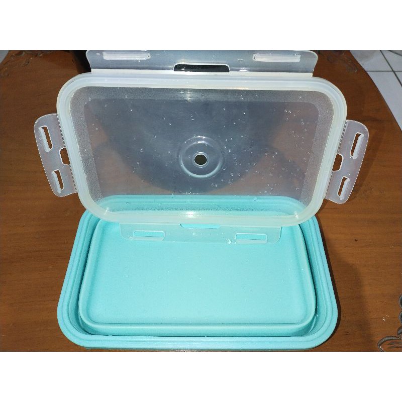 tempat makan / kotak makan lipat portabel
