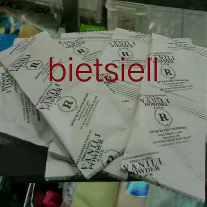 

Vanillie bubuk sachet