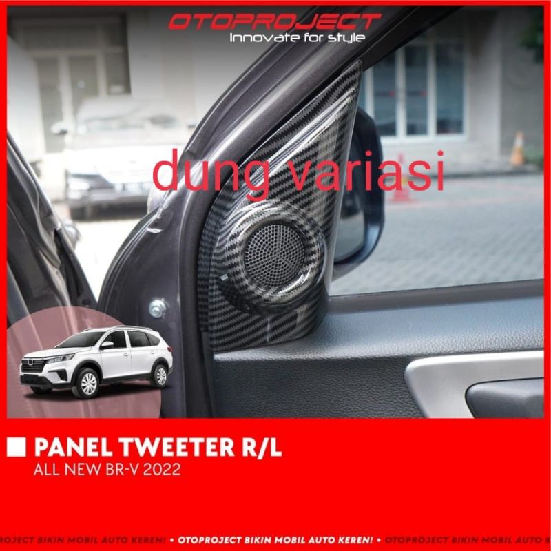 panel tweeter kiri kanan Honda brv hitam,carbon,Wood 2022