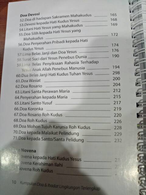 Buku Kumpulan Doa Dan Ibadat Lingkungan