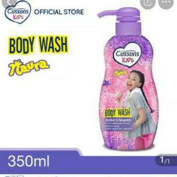 Cussons Kids Body Wash 350ml Pump - Naura Active &amp; Nourish