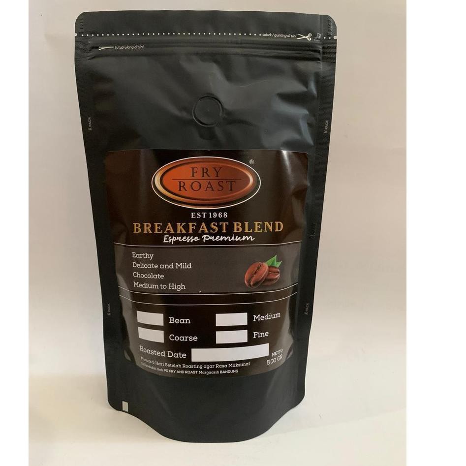 

Ready Stock 7WFBM KOPI BREAKFAST BLEND ESPRESSO PREMIUM 500 GRAM BIJI DAN BUBUK V33 Terkini