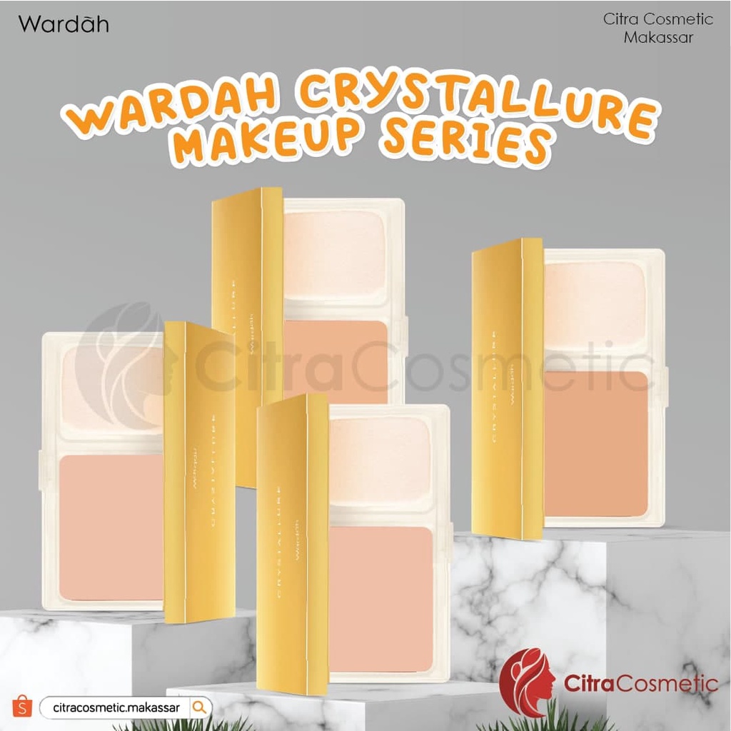 Wardah Crystallure Precious Luminizing Silk Powder Foundation Series | Corrective Concealer