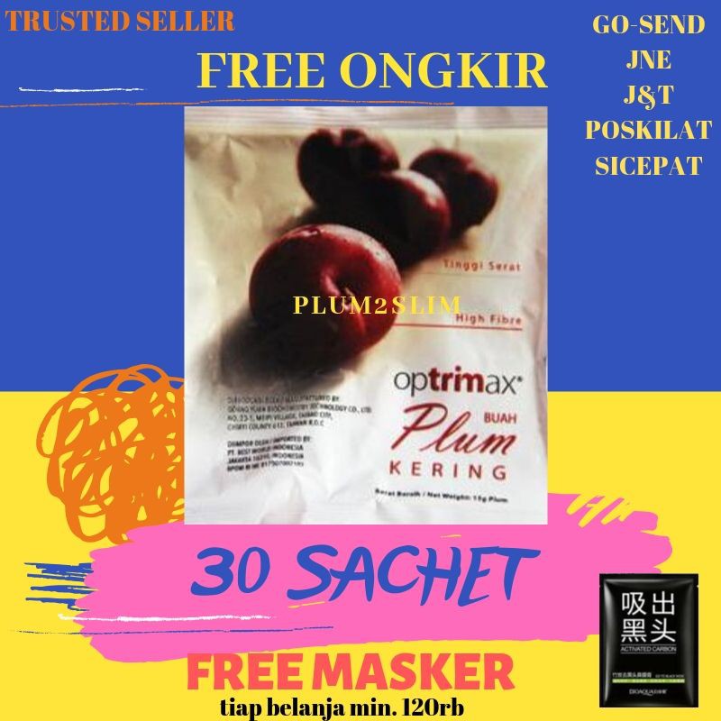 Diet Plum Optrimax 1 Box Herbal Plum Delite Turun Berat