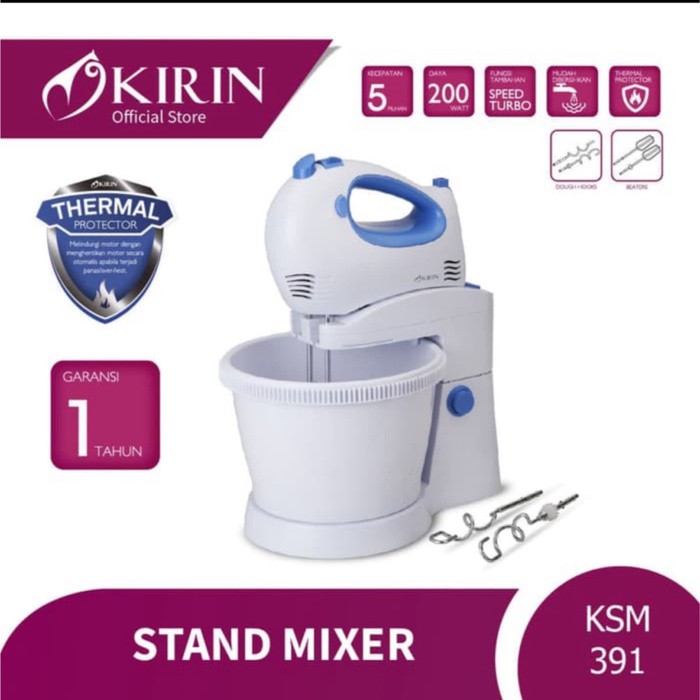 STAND MIXER KSM-391 KIRIN / MIXER KIRIN